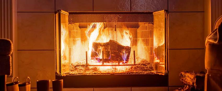 Mendota Hearth Landscape Fireplace Installation in Wausau, Wisconsin