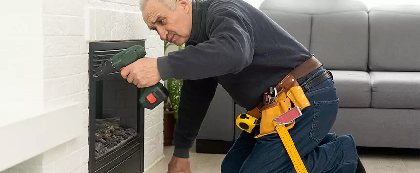New Indoor Fireplace Installation in Wausau, Wisconsin