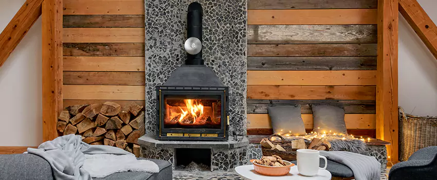 Thelin Hearth Products Direct Vent Gas Stove Fireplace Inspection in Wausau, Wisconsin